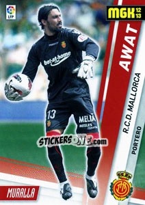 Cromo Awat - Liga BBVA 2012-2013. Megacracks - Panini