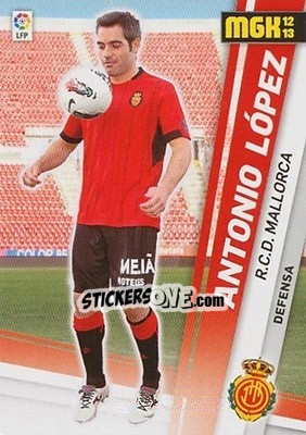 Sticker Antonio López - Liga BBVA 2012-2013. Megacracks - Panini
