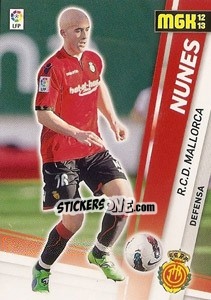 Cromo Nunes - Liga BBVA 2012-2013. Megacracks - Panini