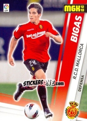Sticker Bigas - Liga BBVA 2012-2013. Megacracks n. 222 - Panini