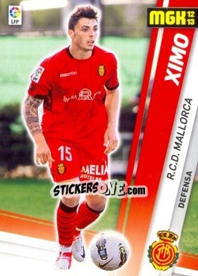 Sticker Ximo - Liga BBVA 2012-2013. Megacracks n. 223bis - Panini