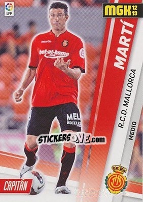 Sticker Martí - Liga BBVA 2012-2013. Megacracks n. 224 - Panini