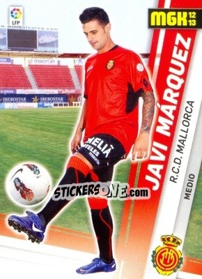 Sticker Javi Márquez - Liga BBVA 2012-2013. Megacracks n. 227 - Panini