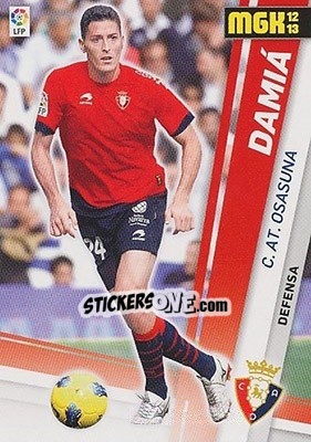 Figurina Damiá - Liga BBVA 2012-2013. Megacracks - Panini