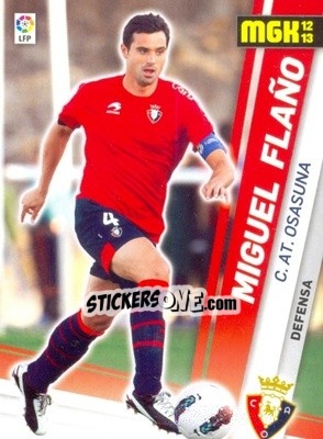 Sticker Miguel Flaño - Liga BBVA 2012-2013. Megacracks - Panini