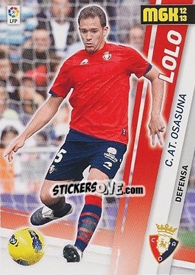 Sticker Lolo - Liga BBVA 2012-2013. Megacracks n. 241 - Panini