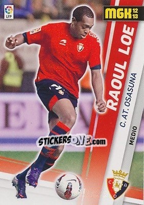 Cromo Raoul Loe - Liga BBVA 2012-2013. Megacracks - Panini