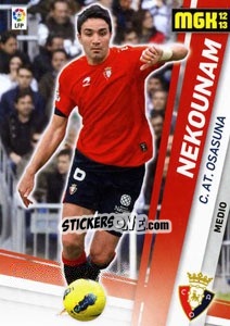 Figurina Nekounam - Liga BBVA 2012-2013. Megacracks - Panini