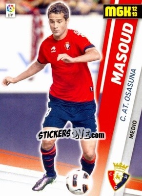 Figurina Masoud - Liga BBVA 2012-2013. Megacracks - Panini