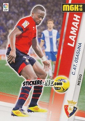 Figurina Lamah - Liga BBVA 2012-2013. Megacracks - Panini