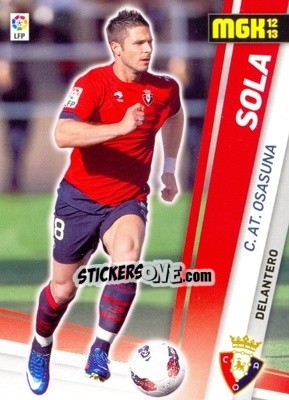 Sticker Sola - Liga BBVA 2012-2013. Megacracks - Panini