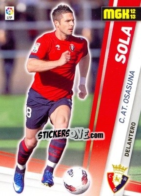 Sticker Sola - Liga BBVA 2012-2013. Megacracks n. 250 - Panini