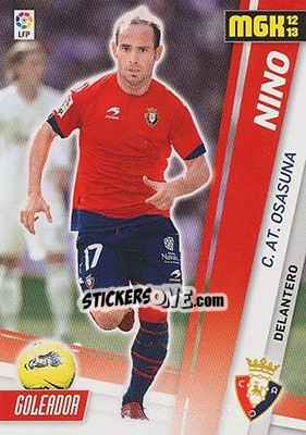 Figurina Nino - Liga BBVA 2012-2013. Megacracks - Panini