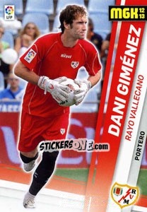 Sticker Dani Giménez - Liga BBVA 2012-2013. Megacracks - Panini