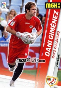 Figurina Dani Giménez - Liga BBVA 2012-2013. Megacracks - Panini