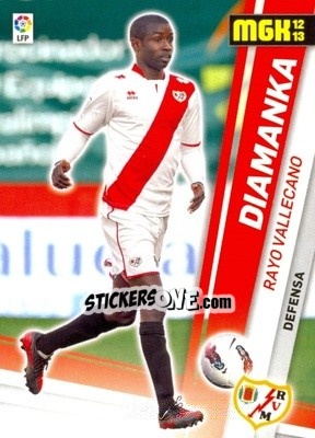 Cromo Diamanka - Liga BBVA 2012-2013. Megacracks - Panini