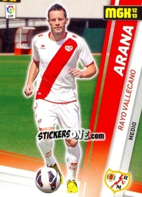 Sticker Arana - Liga BBVA 2012-2013. Megacracks n. 266bis - Panini