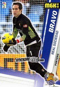 Sticker Claudio Bravo - Liga BBVA 2012-2013. Megacracks n. 272 - Panini