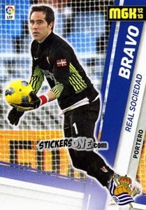 Figurina Claudio Bravo - Liga BBVA 2012-2013. Megacracks - Panini