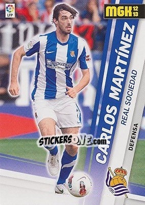 Sticker Carlos Martínez - Liga BBVA 2012-2013. Megacracks n. 274 - Panini