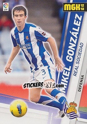 Cromo Mikel González - Liga BBVA 2012-2013. Megacracks - Panini