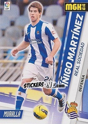 Sticker Íñigo Martínez - Liga BBVA 2012-2013. Megacracks n. 276 - Panini