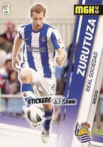 Cromo Zurutuza - Liga BBVA 2012-2013. Megacracks n. 284 - Panini