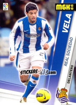 Figurina Vela - Liga BBVA 2012-2013. Megacracks n. 288bis - Panini