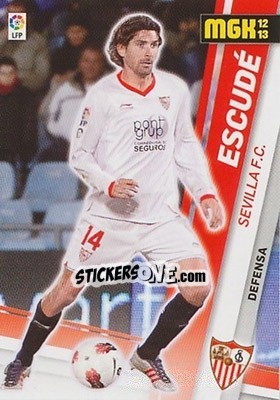 Sticker Escudé - Liga BBVA 2012-2013. Megacracks - Panini