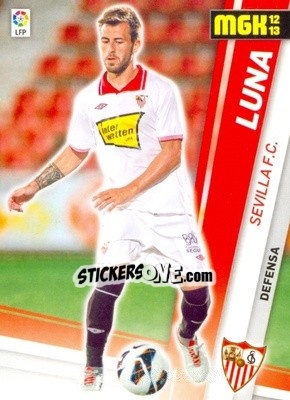 Sticker Luna - Liga BBVA 2012-2013. Megacracks n. 293bis - Panini