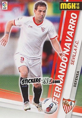 Sticker Fernando Navarro - Liga BBVA 2012-2013. Megacracks n. 296 - Panini