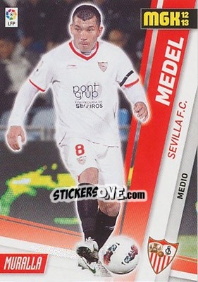 Sticker Medel - Liga BBVA 2012-2013. Megacracks - Panini