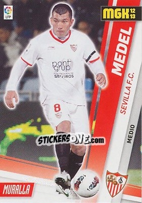 Sticker Medel - Liga BBVA 2012-2013. Megacracks n. 297 - Panini