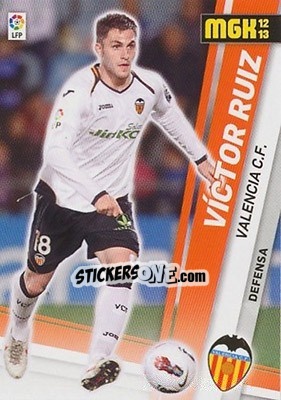Sticker Víctor Ruiz - Liga BBVA 2012-2013. Megacracks n. 312 - Panini