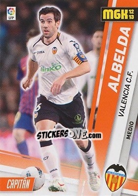 Sticker Albelda - Liga BBVA 2012-2013. Megacracks n. 315 - Panini