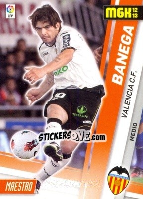 Cromo Banega - Liga BBVA 2012-2013. Megacracks - Panini