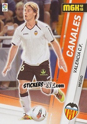 Sticker Canales - Liga BBVA 2012-2013. Megacracks - Panini