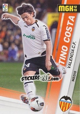 Cromo Tino Costa - Liga BBVA 2012-2013. Megacracks n. 319 - Panini