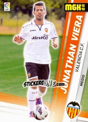 Sticker Jonathan Viera - Liga BBVA 2012-2013. Megacracks n. 319bis - Panini