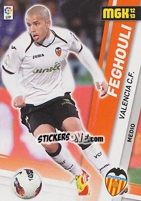 Sticker Feghouli - Liga BBVA 2012-2013. Megacracks - Panini