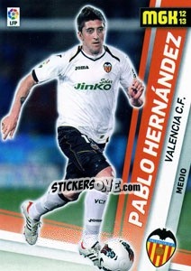 Cromo Pablo Hernández - Liga BBVA 2012-2013. Megacracks - Panini