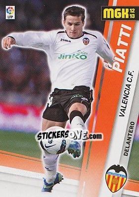Sticker Piatti - Liga BBVA 2012-2013. Megacracks n. 323 - Panini