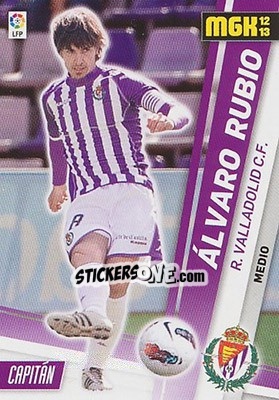 Sticker Álvaro Rubio - Liga BBVA 2012-2013. Megacracks n. 333 - Panini