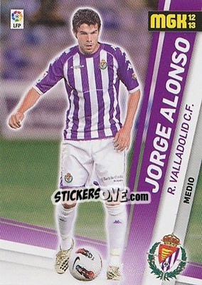 Sticker Jorge Alonso - Liga BBVA 2012-2013. Megacracks - Panini