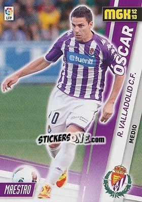 Sticker óscar - Liga BBVA 2012-2013. Megacracks n. 337 - Panini