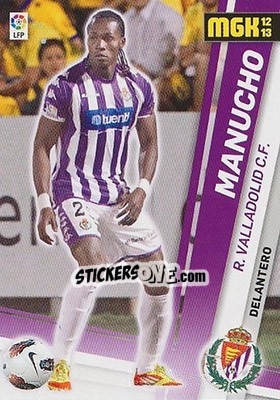 Sticker Manucho - Liga BBVA 2012-2013. Megacracks n. 342 - Panini