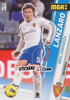 Sticker Lanzaro - Liga BBVA 2012-2013. Megacracks - Panini