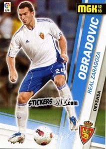 Sticker Obradovic - Liga BBVA 2012-2013. Megacracks n. 350 - Panini