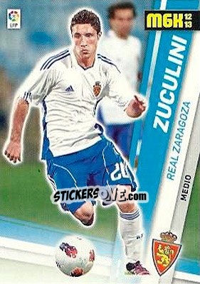 Sticker Zuculini - Liga BBVA 2012-2013. Megacracks - Panini