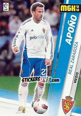 Cromo Apoño - Liga BBVA 2012-2013. Megacracks - Panini